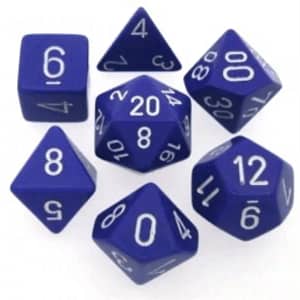 Chessex Opaque PurpleWhite Tuotekuva