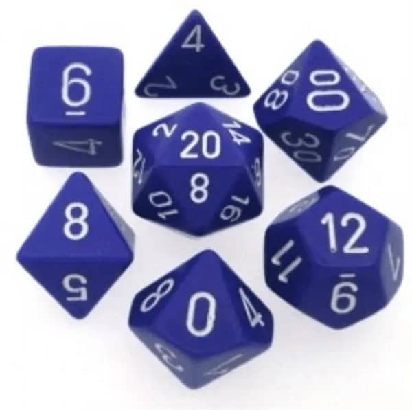 Chessex Opaque PurpleWhite Tuotekuva