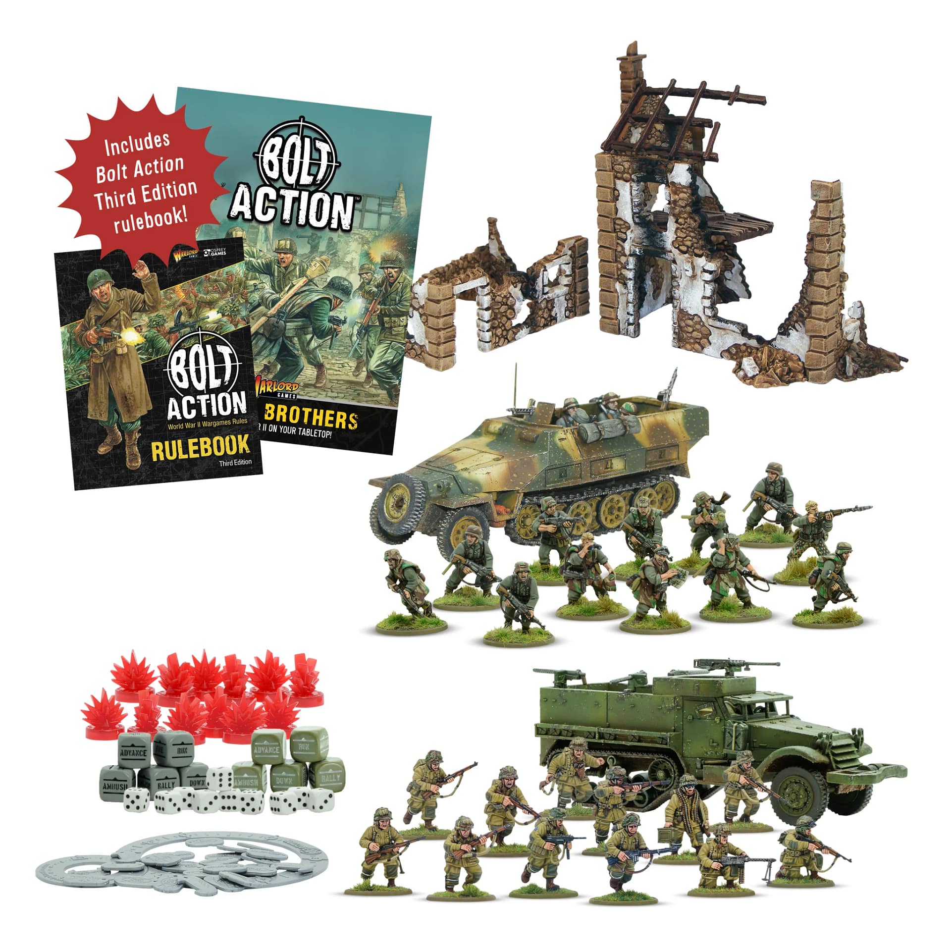 Bolt Action Starter Set 2. Edition Band of Brothers (Neu (gemäss